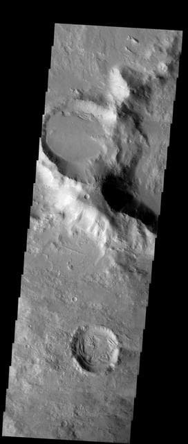 NASA image: Two Craters