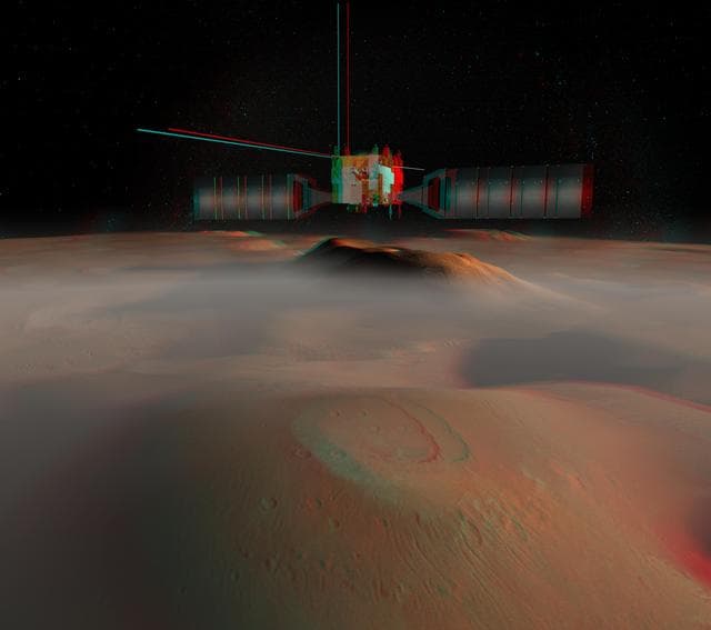 Mars Express, 3-D Artist Concept
