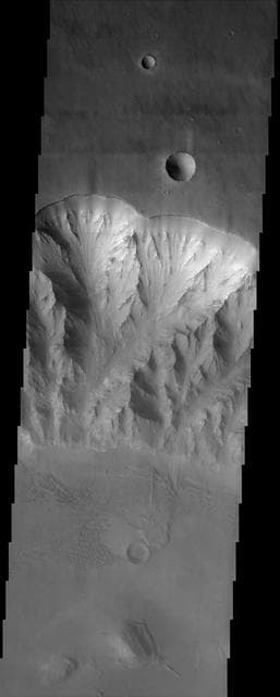 NASA image: Layers, Landslides, and Sand Dunes