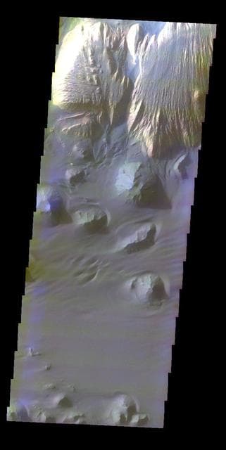 NASA image: Ganges Chasma in Color