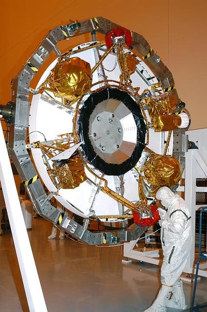 NASA image: Bottom of Aeroshell