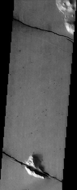 NASA image: Cerberus Fossae Fractures