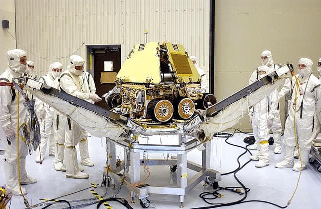 NASA image: Lander Petals of Rover 2