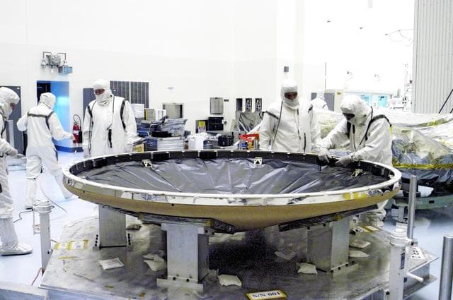 NASA image: Heat Shield Preparation