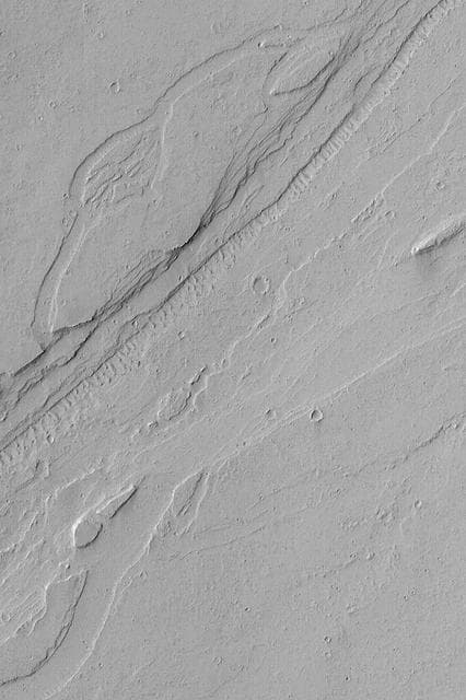 NASA image: Valley near Olympus