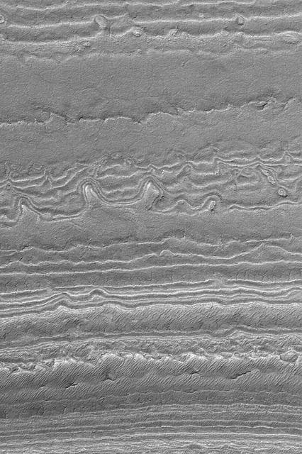 NASA image: South Polar Layers