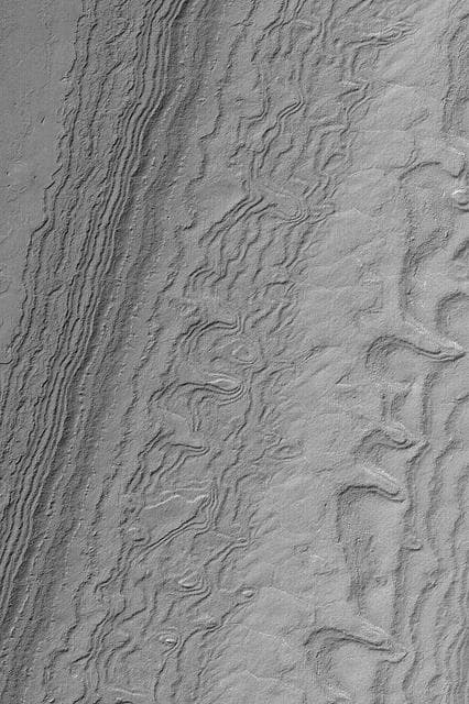 NASA image: South Polar Layered Slope