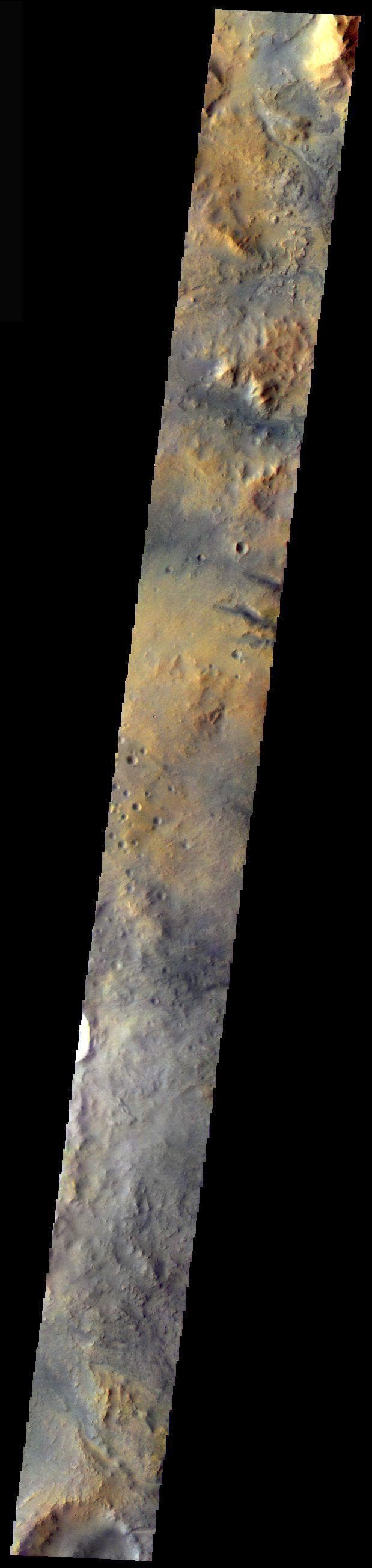 NASA image: Nili Fossae in Color