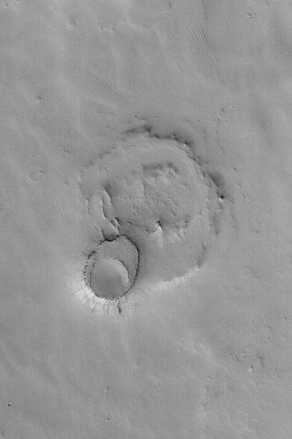 NASA image: Exhuming Crater in Northeast Arabia