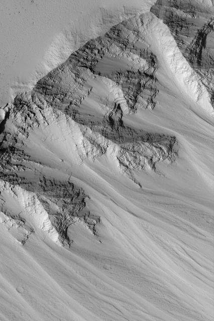 NASA image: Layers in Tithonium