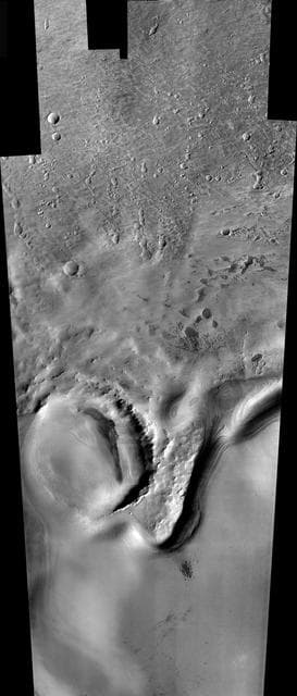 NASA image: Mars South Polar Layered Deposits