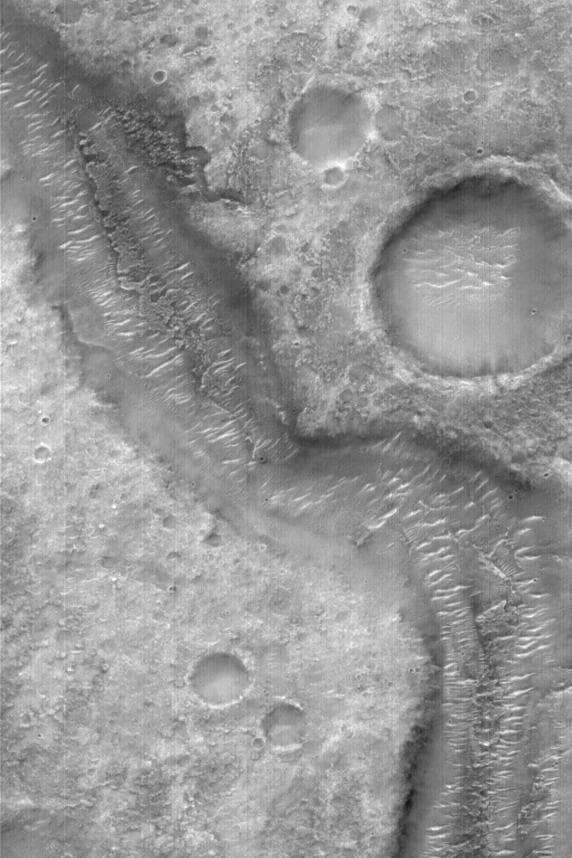 NASA image: Old Martian Valley