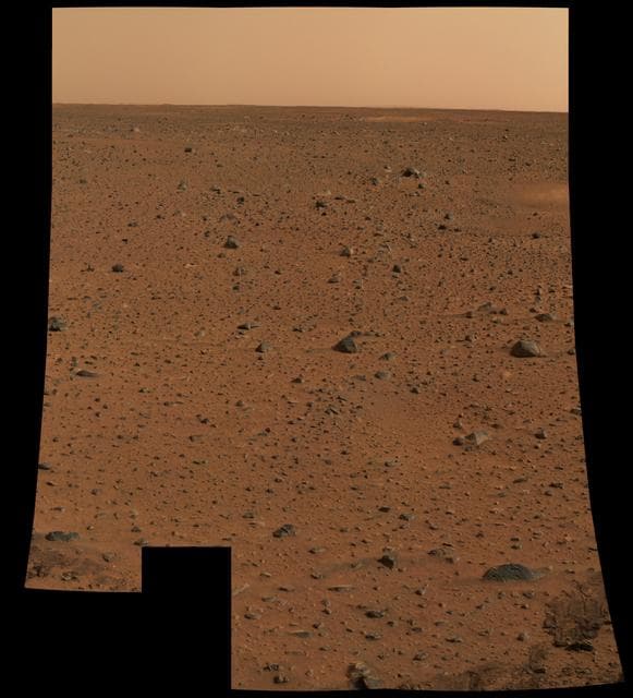 NASA image: First Color Image from Spirit