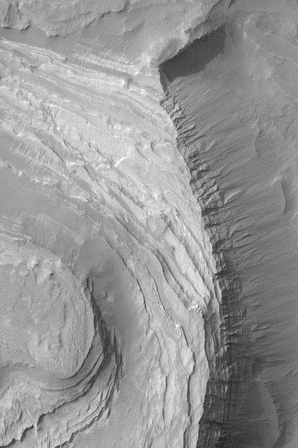 NASA image: Terby Sedimentary Rocks