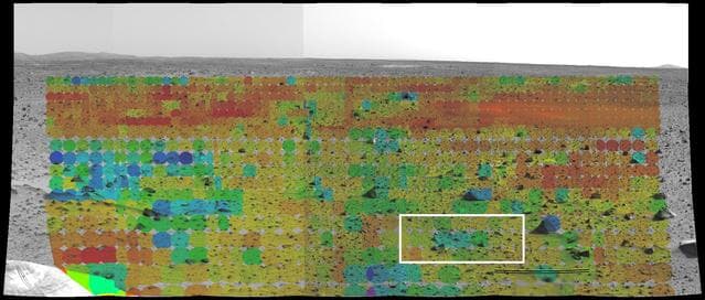 NASA image: Mars Through Infrared Eyes of Spirit-3