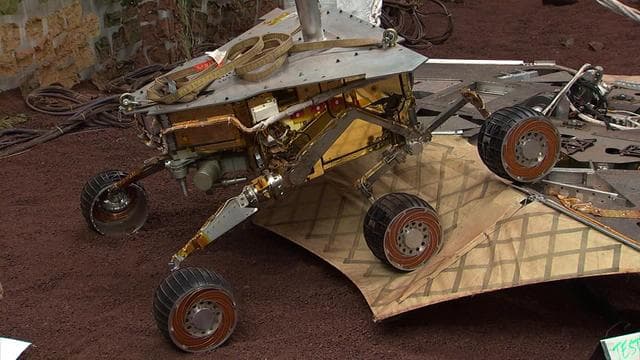NASA image: Roll-Off Test at JPL