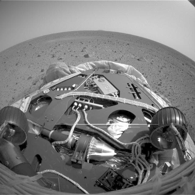NASA image: Turning on Mars