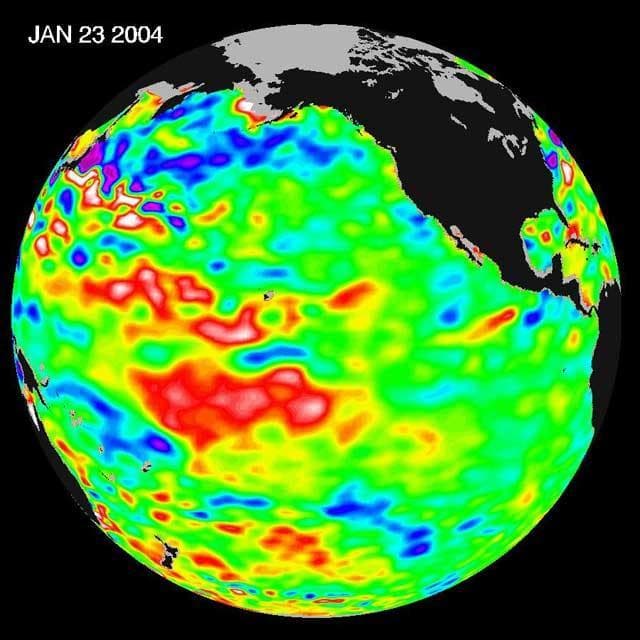 NASA image: Pacific Dictates Droughts and Drenchings
