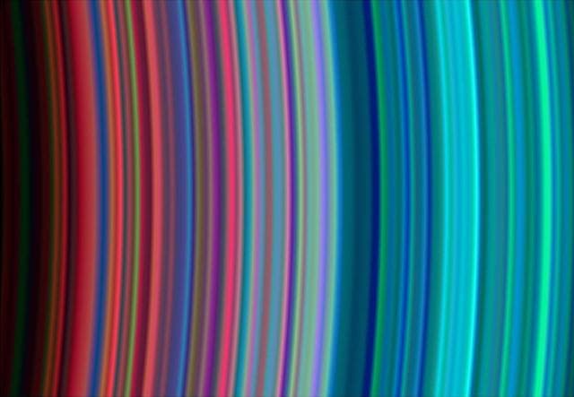 NASA image: Saturn C and B Rings From the Inside Out