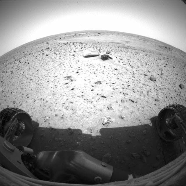 NASA image: Spirit is Out the Gate