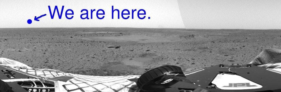 NASA image: Location of Spirit Home