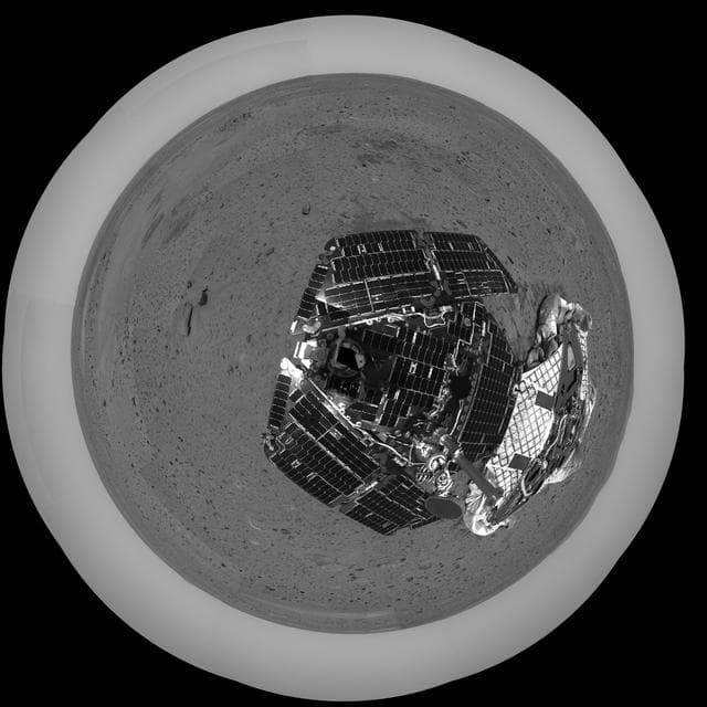 NASA image: Spirit and Its Now-Empty Mother Ship