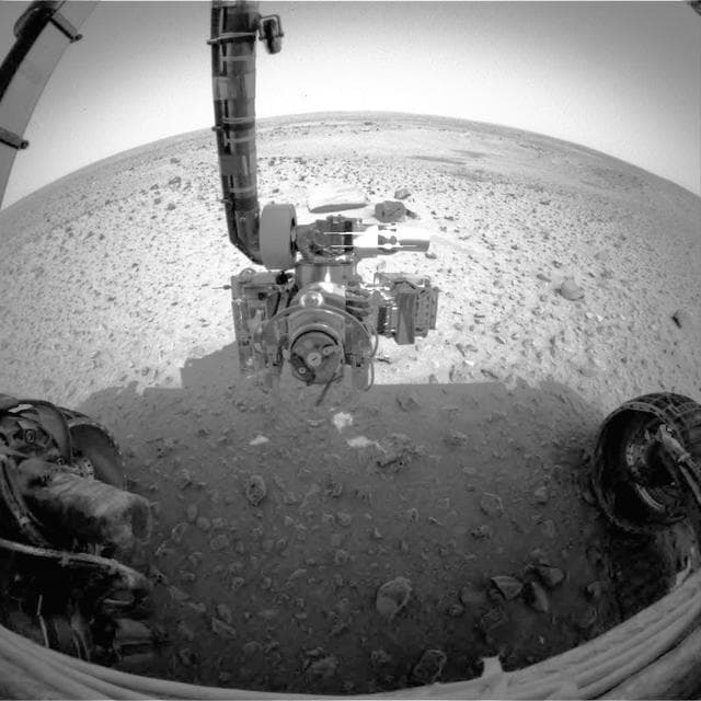 NASA image: Spirit Reaches for Closer Look