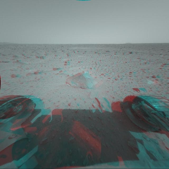 NASA image: Approaching Rock Target No. 1