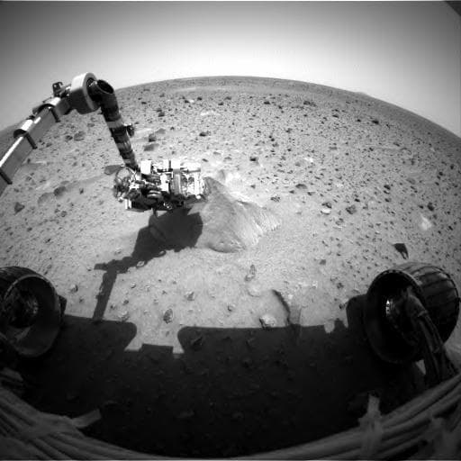 NASA image: Spirit Switches on Its X-ray Vision