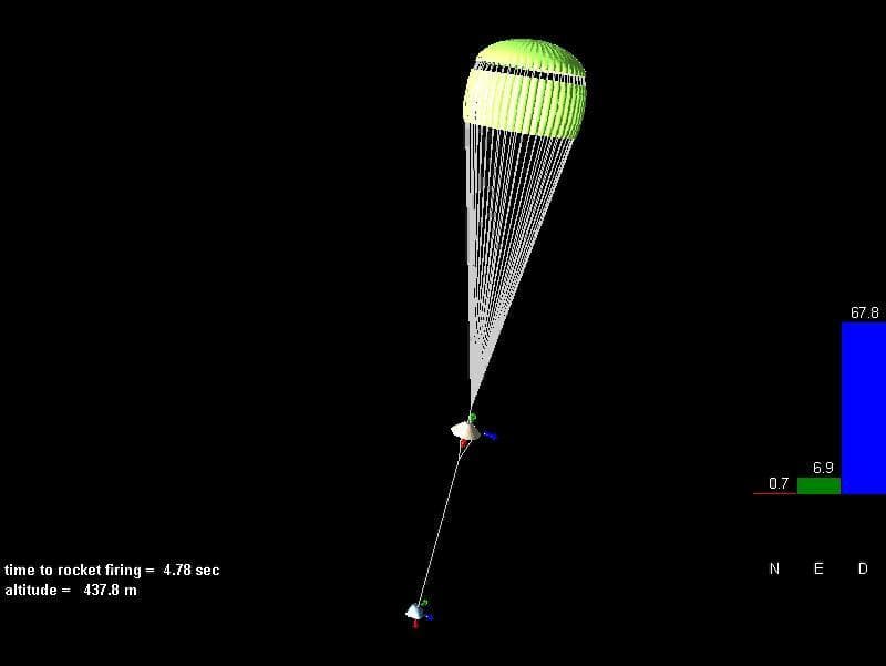 NASA image: A Flyby Tour of Spirit Descent