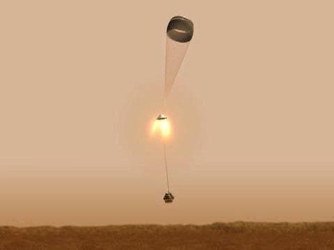 NASA image: A Flyby Tour of Spirit Descent-2