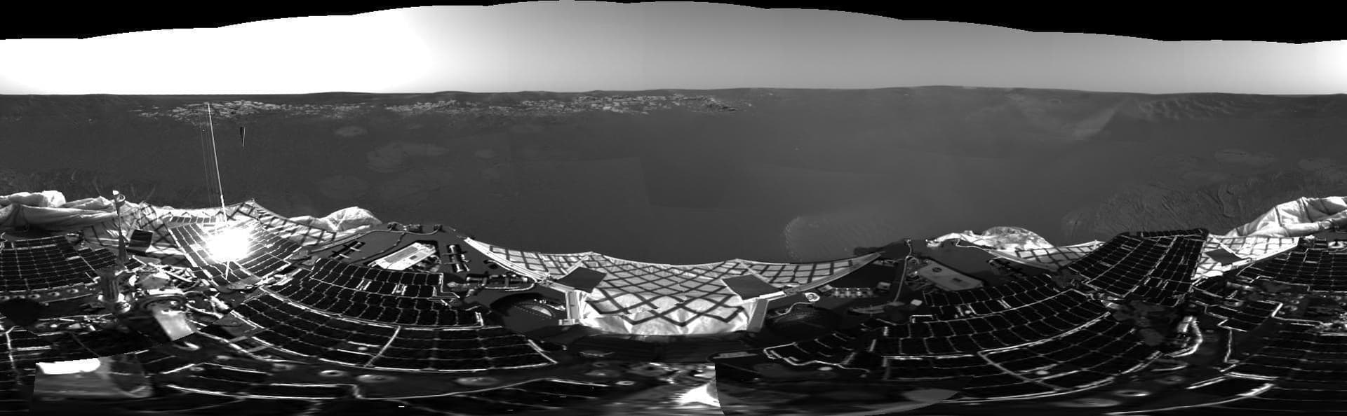 NASA image: First Panoramic Look at Meridiani Planum, Mars