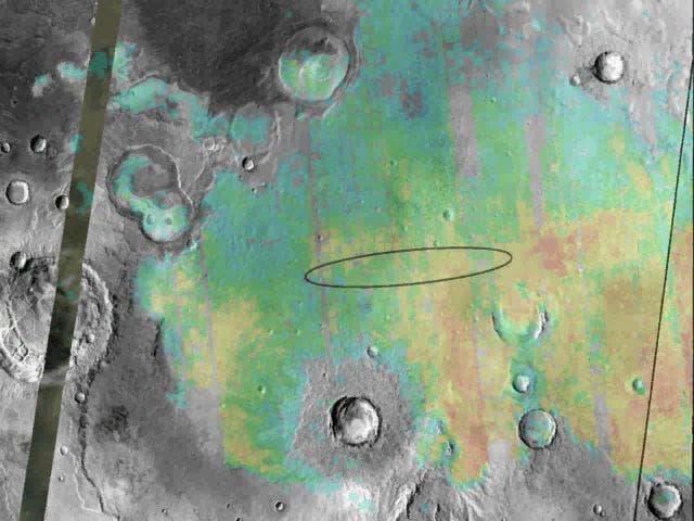 NASA image: Targeting a Hematite-rich Terrain