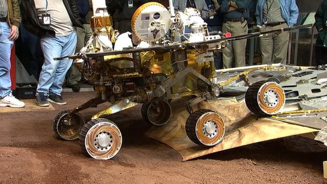 NASA image: Engineers Test Roll-Off at JPL