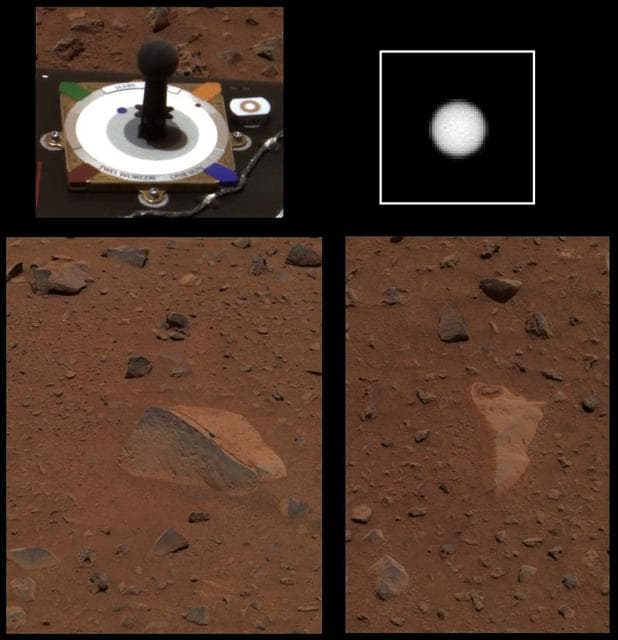 NASA image: Recovering Spirit Sets Sight on Cake
