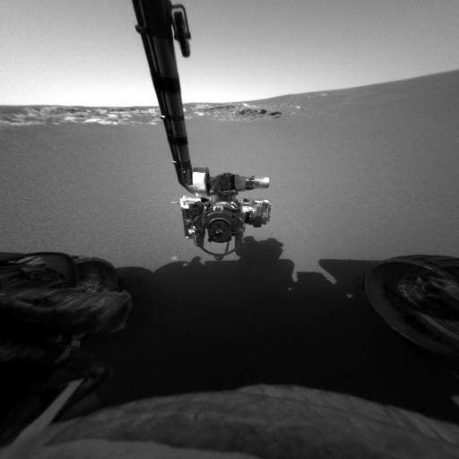 NASA image: Opportunity Stretches Out