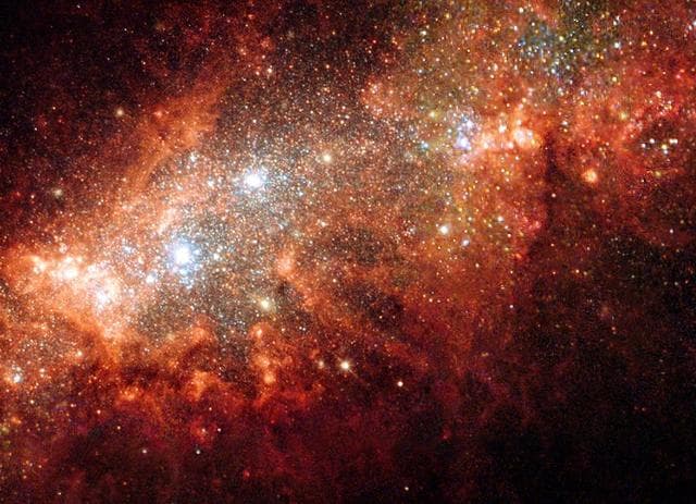 NASA image: Supernova Blast Bonanza in Nearby Galaxy