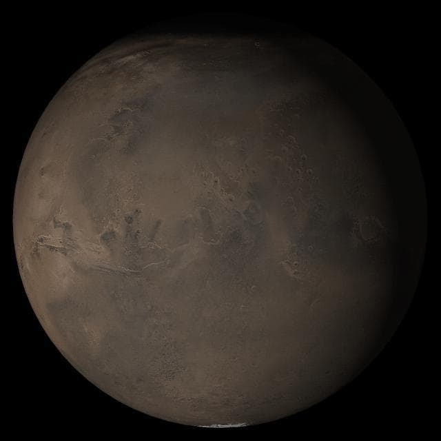 NASA image: Mars at Ls 288°: Acidalia/Mare Erythraeum