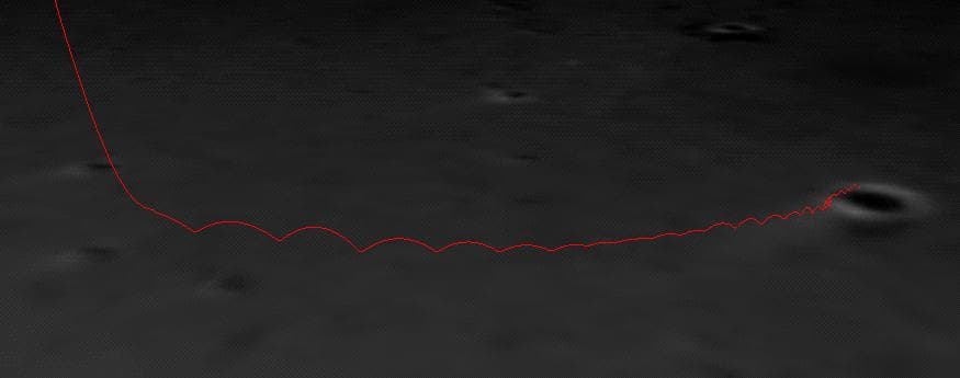 NASA image: Opportunity Bounces to a Stop