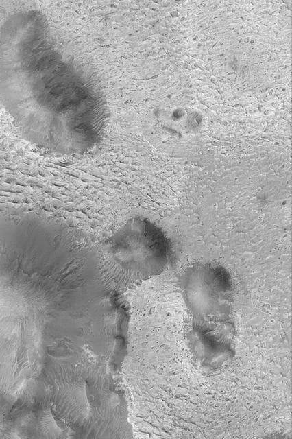 NASA image: Sedimentary Rocks of Aram Chaos