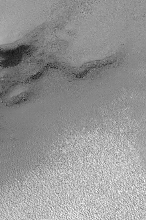 NASA image: Polygons in Seasonal Frost