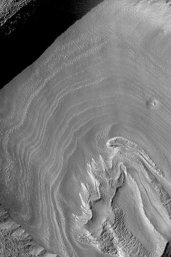 NASA image: Crater Floor Bands