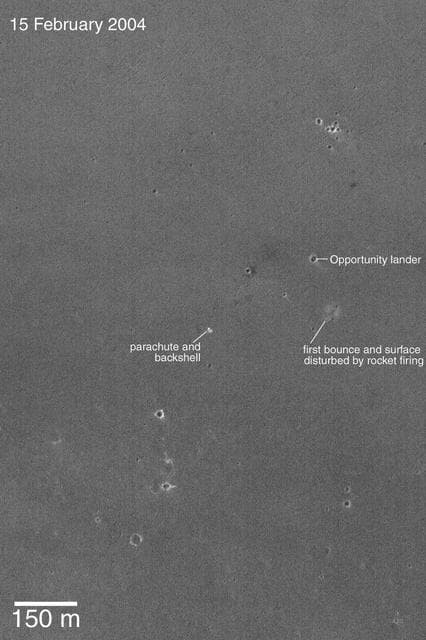 NASA image: Third MOC View of Opportunity Landing Site