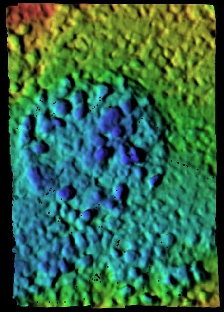 NASA image: Map of Moessbauer Placement