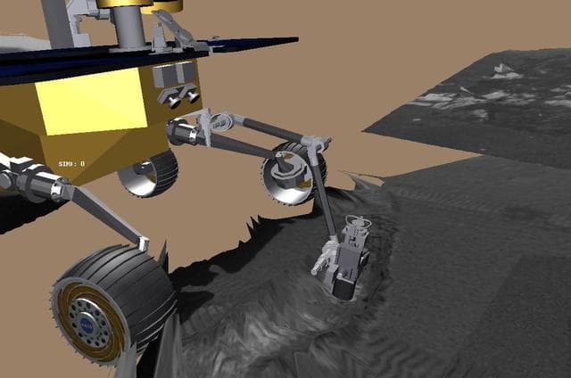 NASA image: Grooving in Trenchtown computer animation