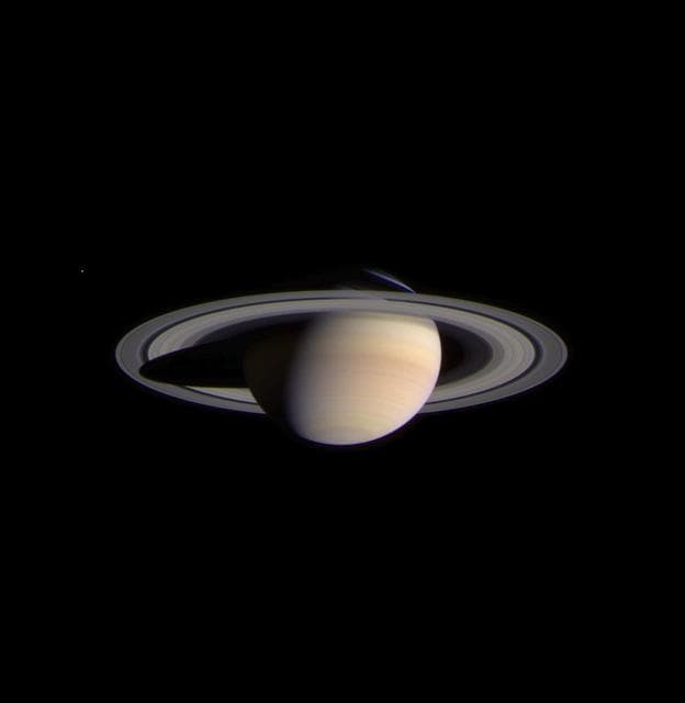 NASA image: Approach to Saturn