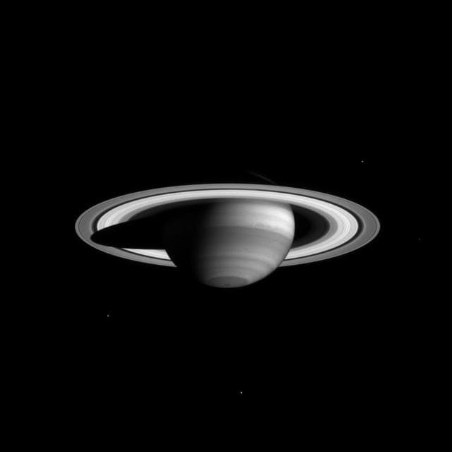 NASA image: Saturn Methane Image