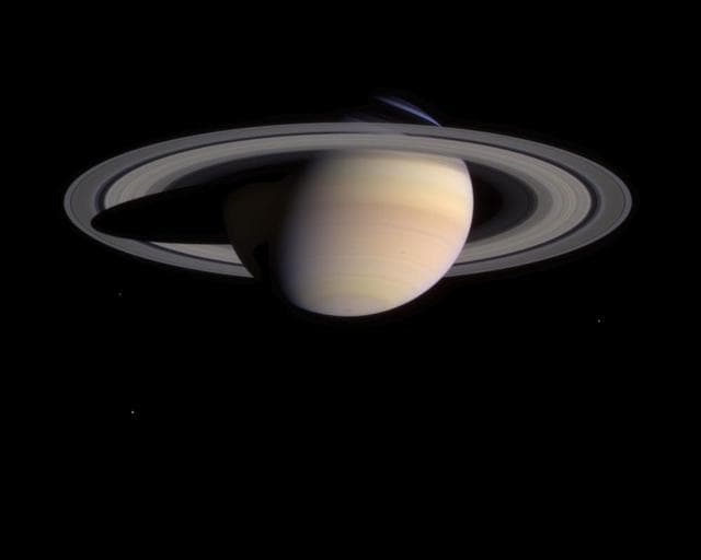 NASA image: Spots on Saturn
