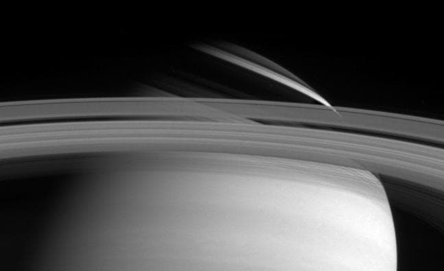 NASA image: Rings and Shadows