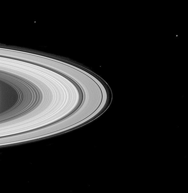 NASA image: Groovy Rings and Moons